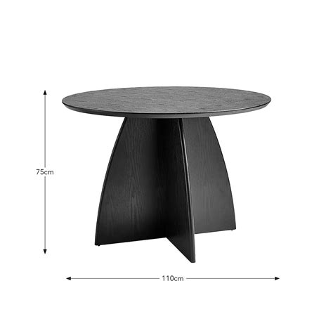 Effy Round Dining Table | Dunelm