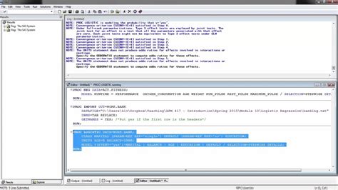 SAS Statistics - Model Selection (Module 05) - YouTube