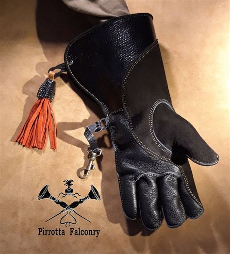 Falconry glove - Sculpture glove - Leather falconry glove - Falconry equipment - Falconry gift ...