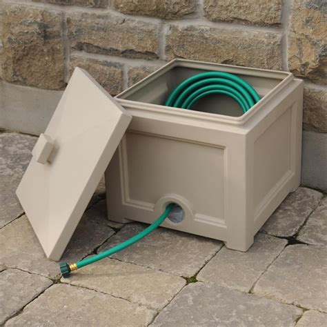 Mayne Fairfield Garden Hose Bin in Black 5858-B | Hose storage, Garden ...