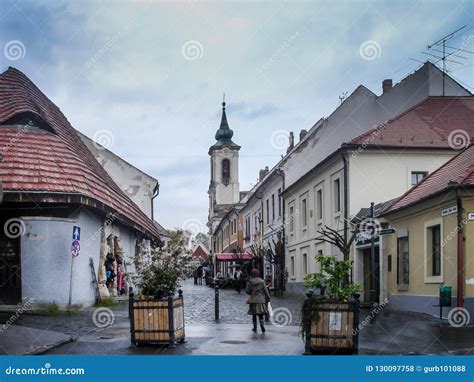 Szentendre, Picturesque Village , Artists Town in Hungary Editorial Stock Photo - Image of ...