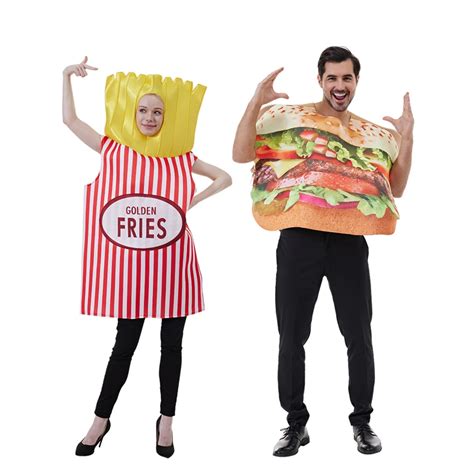 Funny Burger costume and fries - Horrifiq