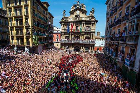 San Fermin Festival's Running of the Bulls in Pamplona Photos | Image ...