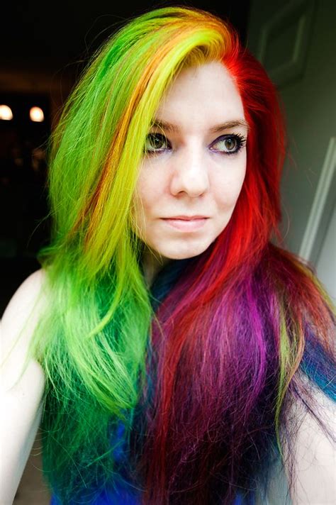 200 best images about Rainbow Hair Collection on Pinterest | Hairstyles ...