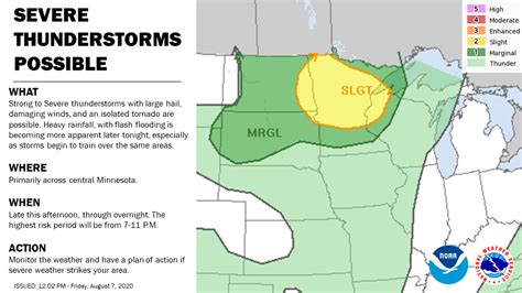 Severe Weather Risk Map