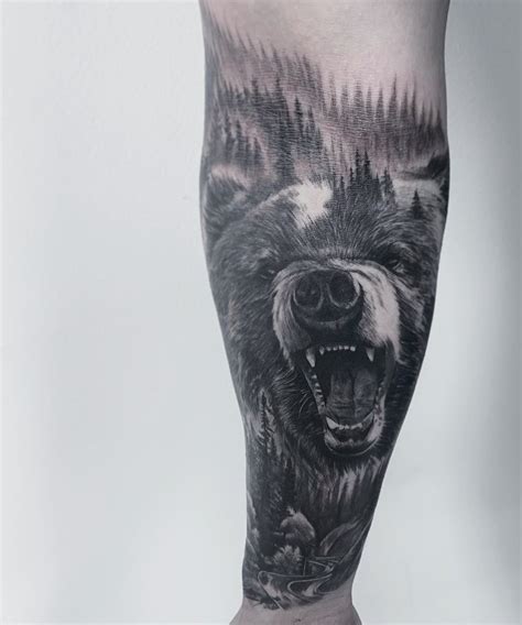 UPDATED: 40 Mighty Bear Tattoos (March 2020)