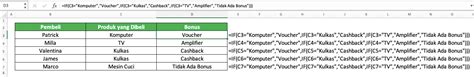 Rumus If Bertingkat Excel – Sinau