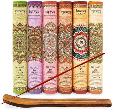 Karma Scents Aromatherapy Meditation Incense Sticks, 180-Pack