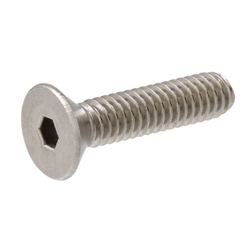 Everbilt #10-24 x 3/4 in. Stainless Steel Flat-Head Socket Cap Screw (2-Piece)-811528 - The Home ...