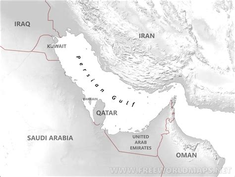 Persian Gulf Maps