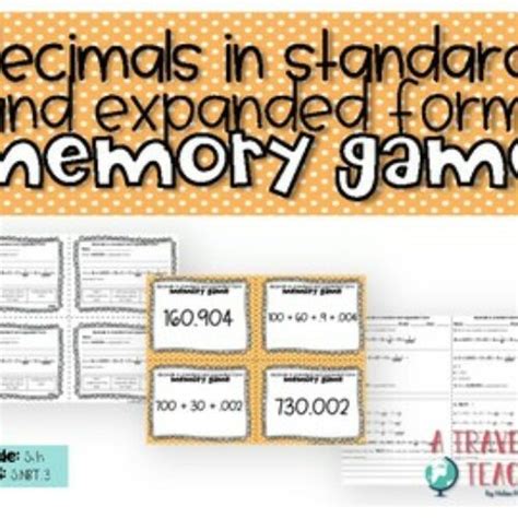 Decimal in expanded form games flash cards - Classful