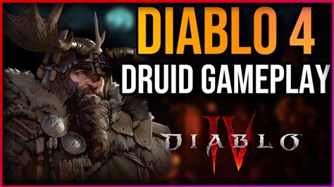 DIABLO 4 DRUID GAMEPLAY - YouTube