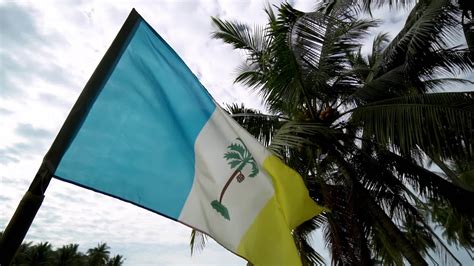 Slow motion Penang flag at rural scene 7698661 Stock Video at Vecteezy