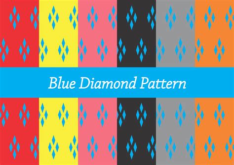 Blue Diamond Pattern Graphic by designclusters · Creative Fabrica