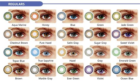 Blue Colored Contacts For Hazel Eyes