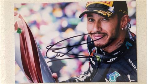 Lewis Hamilton Signed Photograph - CharityStars