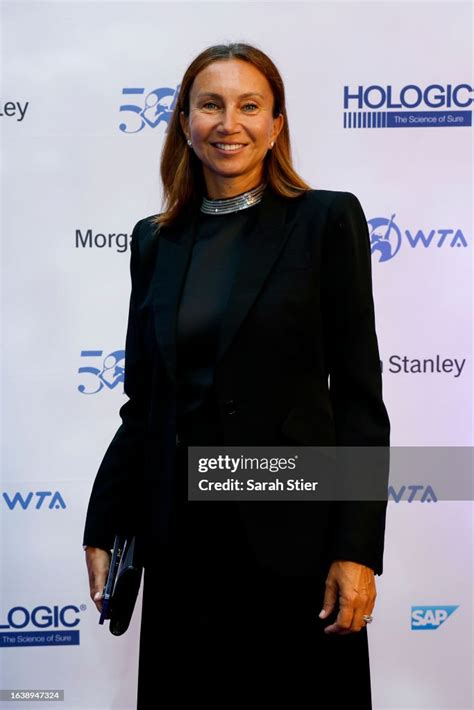 Iva Majoli attends the WTA 50th Anniversary Gala at The Ziegfeld ...