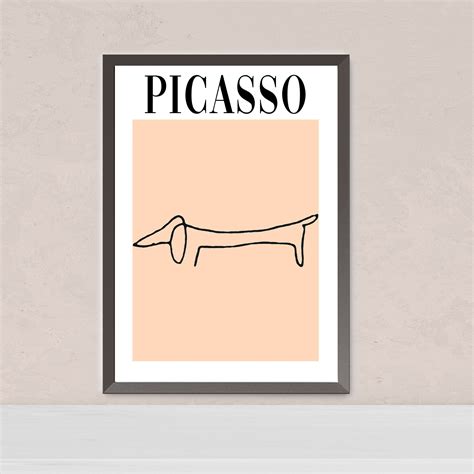 Picasso Dog Art, Pablo Picasso Exhibition, Printable Picasso Poster ...