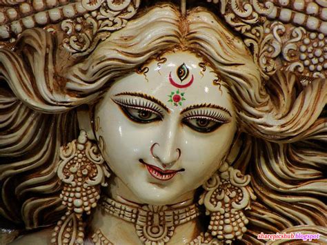 Maa Durga Navratri Wallpaper For Desktop | Maa Durga Face Beautiful Wallpaper | Share Pics Hub