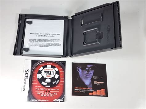 Nintendo DS World Series Poker 2008 Case, Insert And Manual Only- NO ...