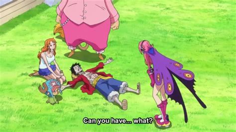 One piece ep 785 luffy kiss reiju to remove poison on body (eng Sub) - YouTube