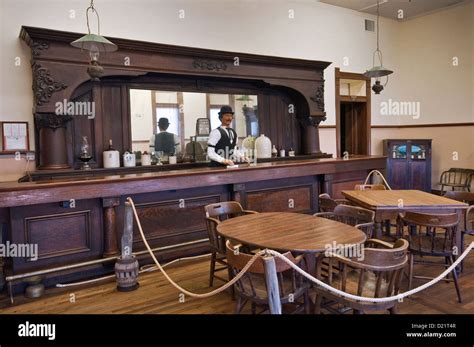 The original 1896 Orient Hotel Saloon at West of the Pecos Museum in Stock Photo: 52901319 - Alamy