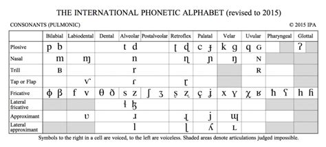 4. The IPA Phonetics Chart for Spanish – The Online Spanish Course