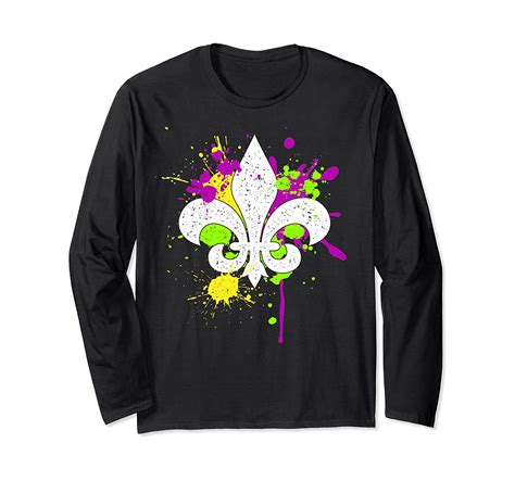 Mardi Gras Clothes Long Sleeve Party Shirt