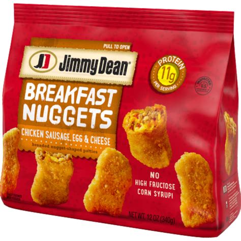 Jimmy Dean® Chicken Sausage Egg & Cheese Breakfast Nuggets 12 oz, 12 oz - Mariano’s