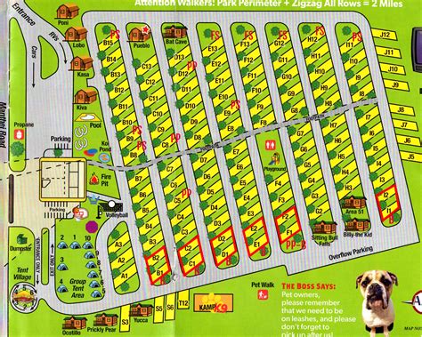 Carlsbad State Beach Campground Map