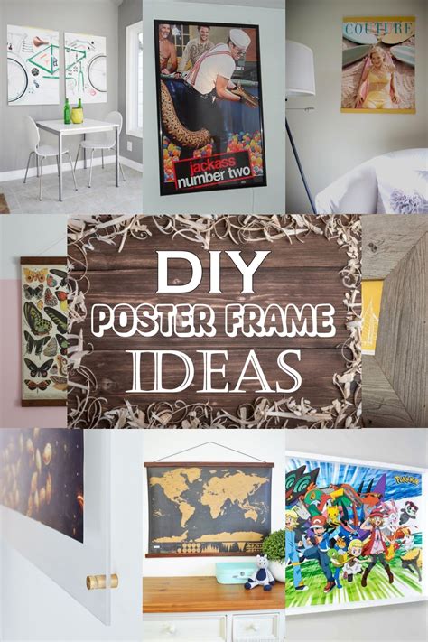 30 DIY Poster Frame Ideas - DIYnCrafty