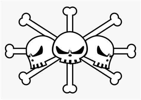 Pirate Flag At Getdrawings Clip Transparent Stock - Blackbeard Pirates One Piece Logo, HD Png ...