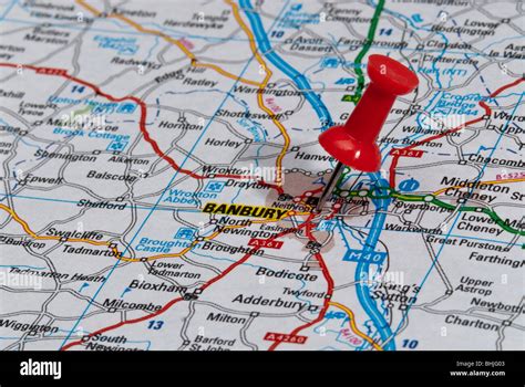 Banbury oxfordshire map hi-res stock photography and images - Alamy