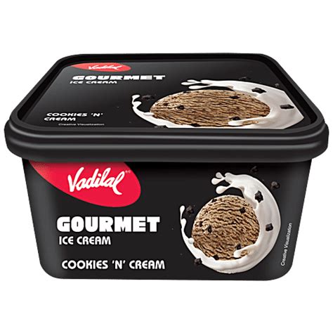 Buy VADILAL Gourmet Ice Cream - Cookies N Cream, Crunchy & Chocolatey ...