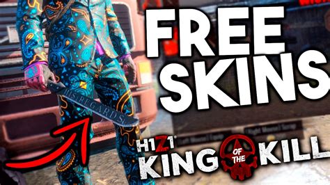 FREE RARE SKINS H1Z1 ! - YouTube