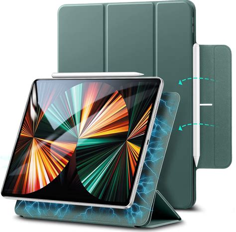 Amazon.com: ESR Rebound Magnetic Case Compatible with iPad Pro 12.9 Inch (5th/4th/3rd Gen, 2021 ...