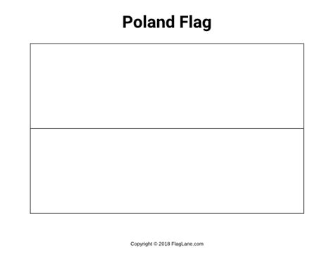 Free printable Poland flag coloring page. Download it at https://flaglane.com/coloring-page ...