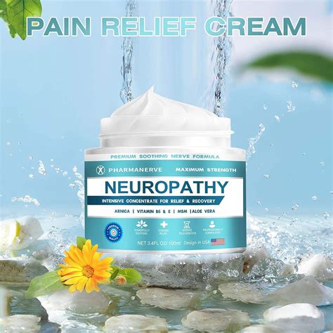 Neuropathy Pain Relief Cream Nerve Pain Relief Cream Maximum Strength for Feet Hands Legs ...