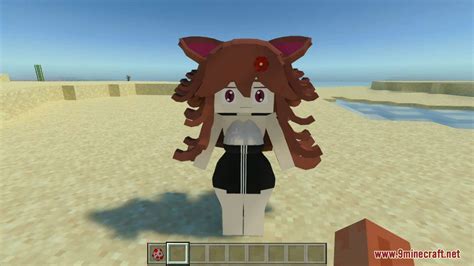 Luna Mod (1.12.2) - Girl With A Hobby of Fishing - 9Minecraft.Net