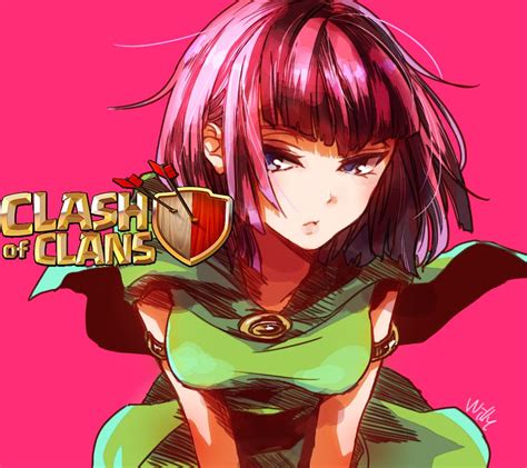 Clash of Clans | Raparigas anime, Anime, Clash of clãs