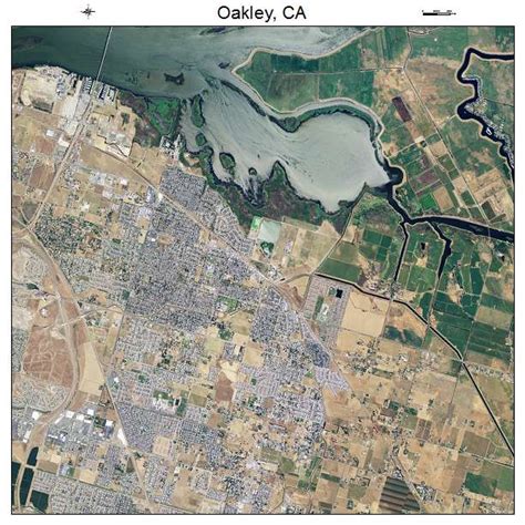 Aerial Photography Map of Oakley, CA California