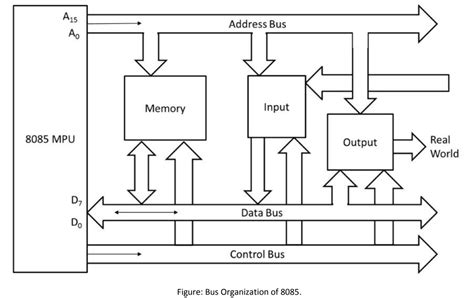 Bus Organization of 8085 Microprocessor in hindi - बस आर्गेनाईजेशन