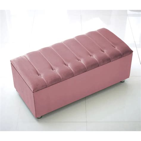 Cammy Velvet Storage Ottoman – Dreamy Comfort