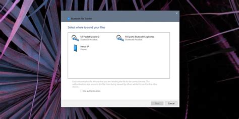 How to send files over Bluetooth on Windows 10