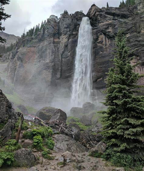 MichaelPocketList: [3036x3618] Bridal Veil Falls -- Telluride, CO [OC]