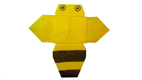 Origami Bee Instruction | Origami, Honey bee, Bee