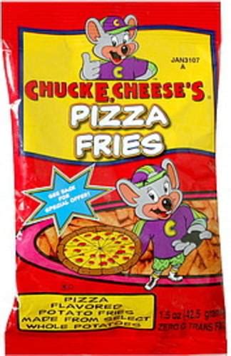 Chuck E Cheeses Pizza Fries - 1.5 oz, Nutrition Information | Innit