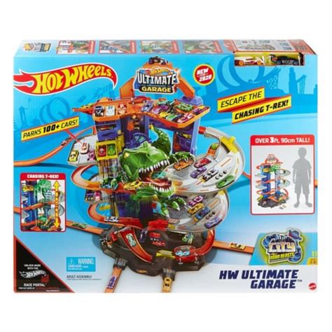 Hot Wheels® Ultimate Garage Robo T-Rex Multi-Level Tower with Elevator ...