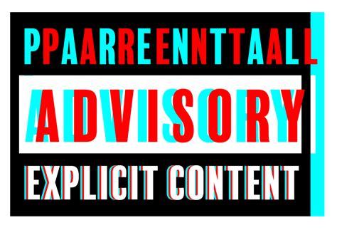 Parental Advisory Explicit Content Vector Free Free Vector in .AI, .EPS ...