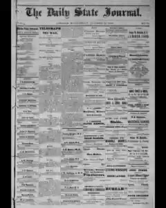 Lincoln Daily State Journal Archives, Oct 26, 1870, p. 1